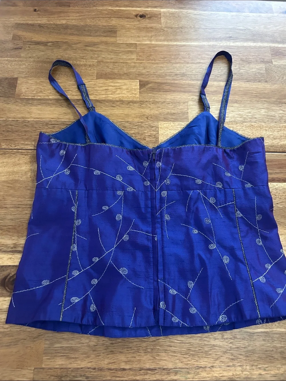 Vintage 90s Y2K Nicole Miller Women's Embroidered Camisole and Skirt Set